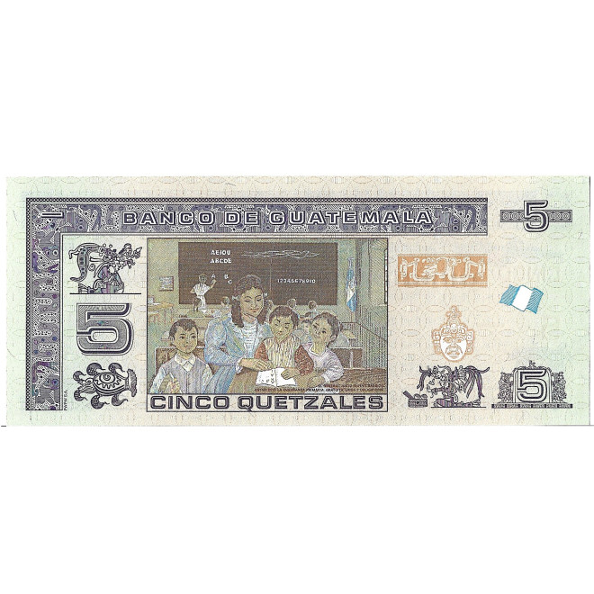 Banknot Gwatemala 1 Quetzal 2006 - UNC