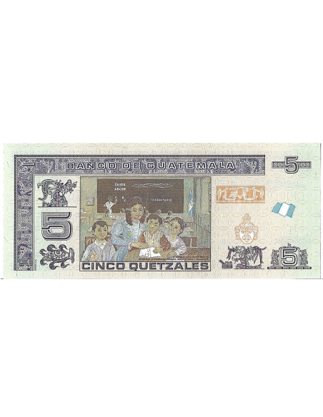 Banknot Gwatemala 1 Quetzal 2006 - UNC