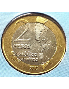 Moneta Argentyna 2 Peso 2011 2