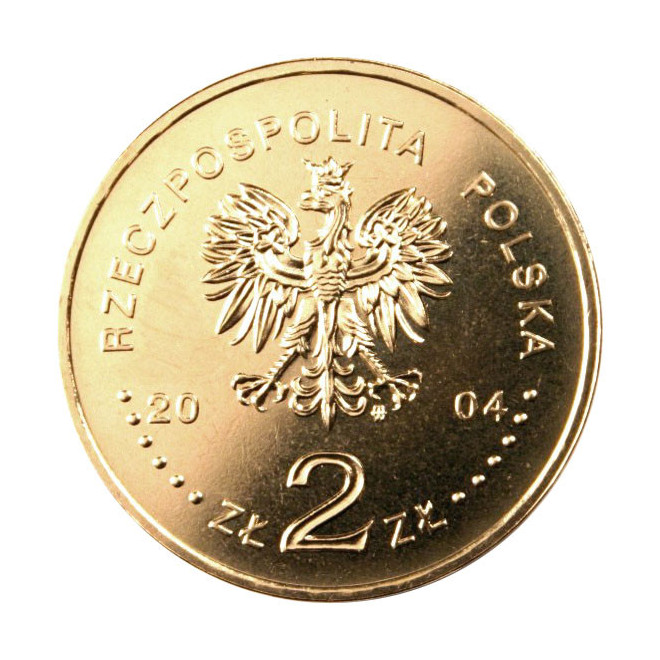 Rewers monety 2 zł 2004 Generał brygady Stanisław F. Sosabowski 18921967