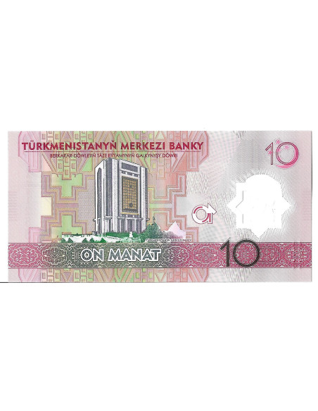Banknot Turkmenistan 1 Mant 2012 - UNC