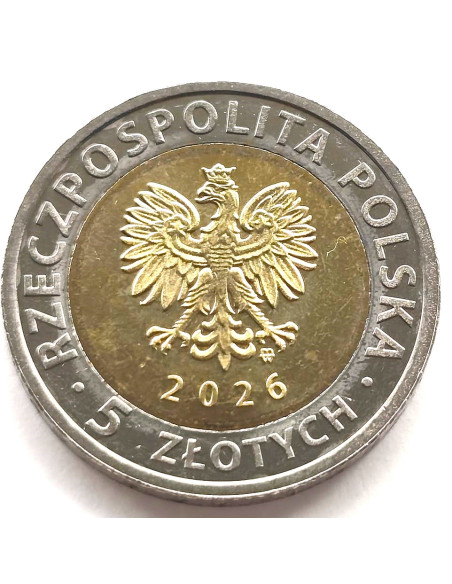 Moneta 5 zł 2024 Opactwo Benedyktynów w Tyńcu