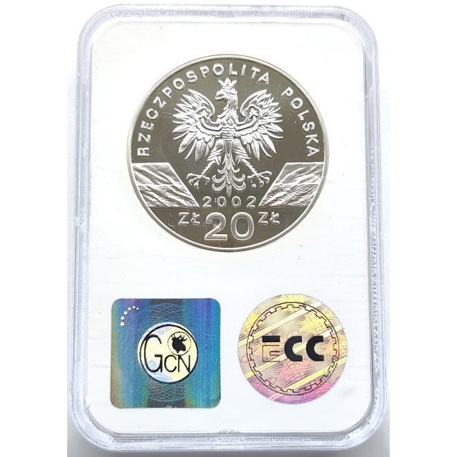 Moneta 20 Złotych 2002 Zwierzęta świata - żółw błotny