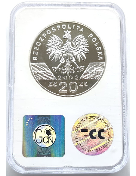 Moneta 20 Złotych 2002 Zwierzęta świata - żółw błotny