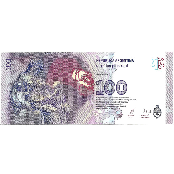 Banknot Argentyna 500 Austral 1990 - UNC