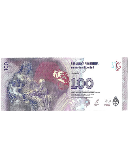 Banknot Argentyna 500 Austral 1990 - UNC