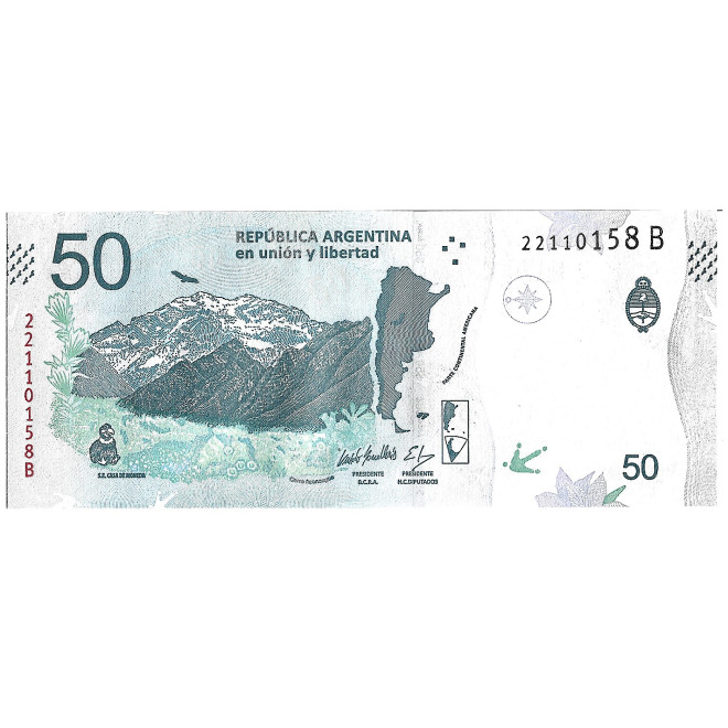 Banknot Argentyna 500 Austral 1990 - UNC