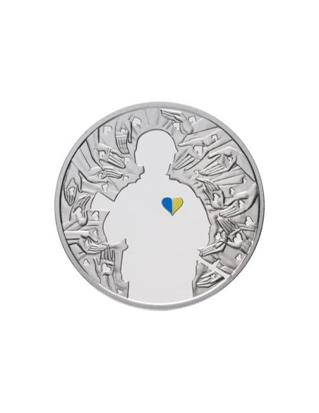 Awers monety Ukraina 5 Hrywien 2016 Ukraina zaczyna Wit Yiwu