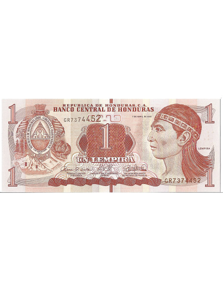 Banknot Honduras 2 Lempira 2006 - UNC