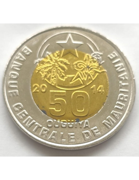 Moneta Madagaskar 50 Ariary 2005