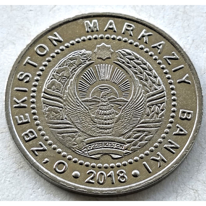 Moneta Uzbekistan 500 Sumów 2018