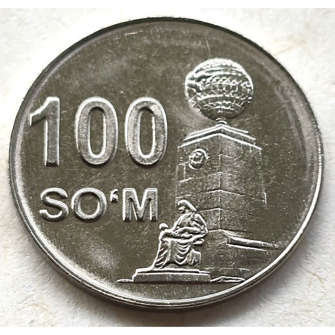 Moneta Uzbekistan 100 Sumów 2018