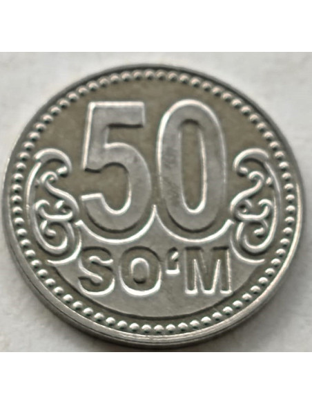 Moneta Uzbekistan 50 Sumów 2018