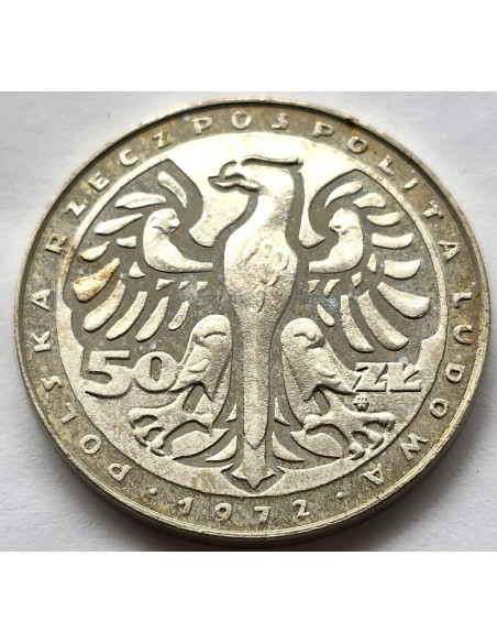Moneta 50 Złotych 1972 Fryderyk Chopin