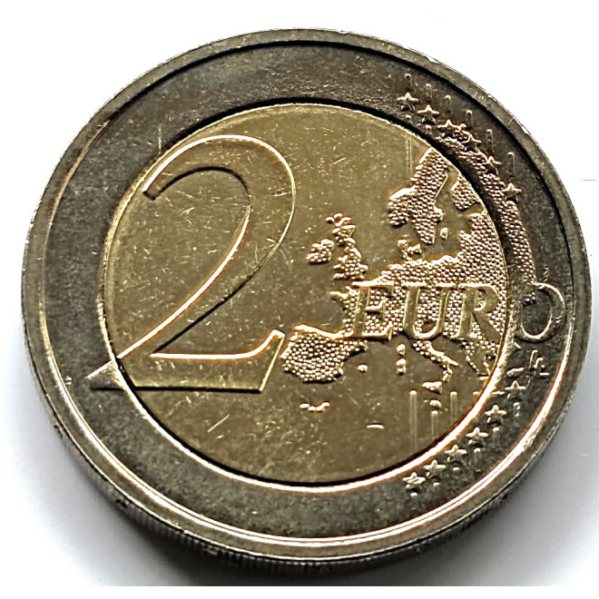 Moneta Monako 2 euro 2012 500 rocznica ustanowienia Monako suwerennym państwem