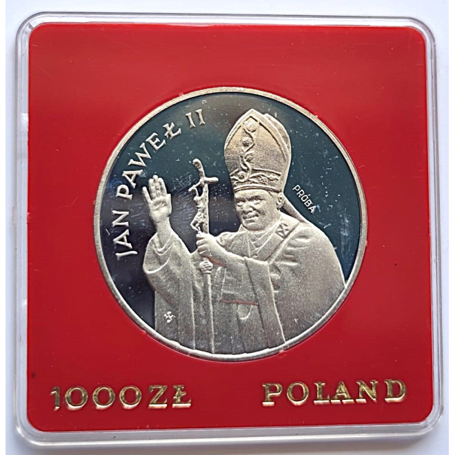 Moneta 1000 Złotych 1982 Wizyta papieża Jana Pawła II
