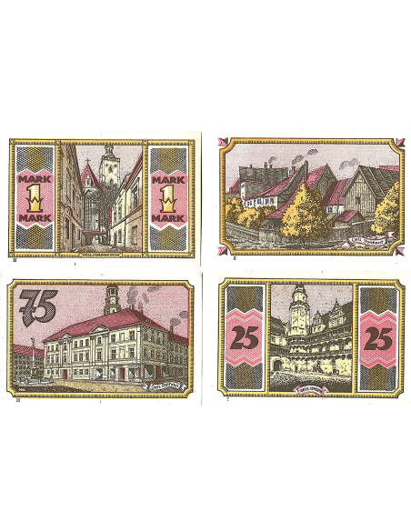Zestaw z 4 banknotów - Notgelt Oleśnica