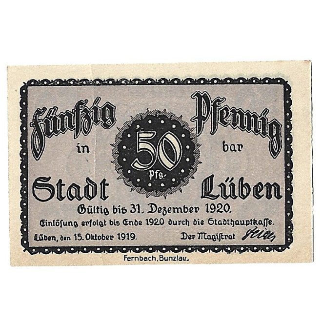 Notgelt - Lubin