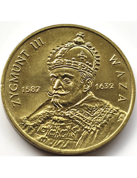 Moneta 2 zł 1998 - Poczet królów i książąt polskich: Zygmunt III Waza (1587 - 1632)