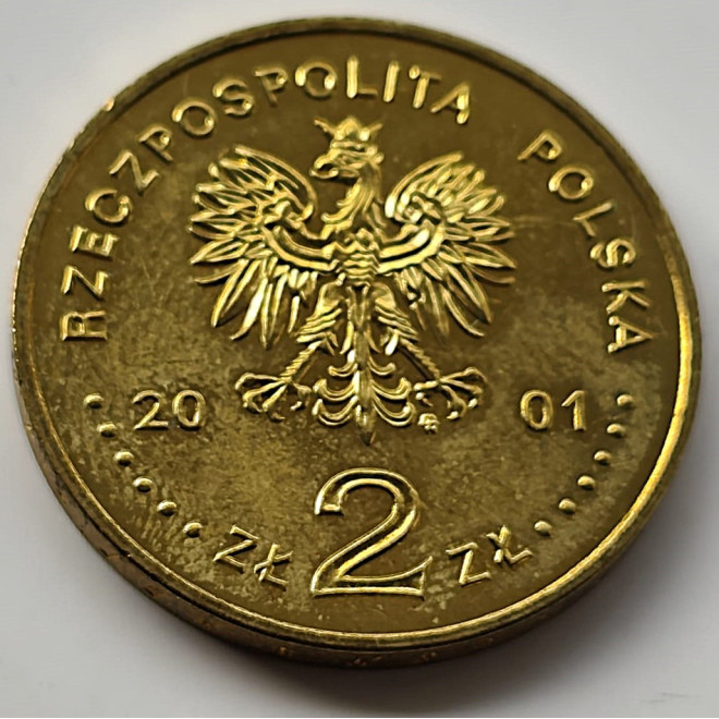 Moneta 2 zł 2001 - 100. rocznica urodzin Księdza Kardynała Stefana Wyszyńskiego