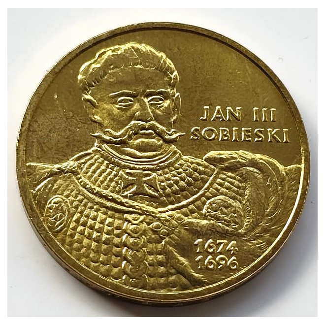 Moneta 2 zł 2001 - Poczet królów i książąt polskich: Jan III Sobieski (1674-1696)