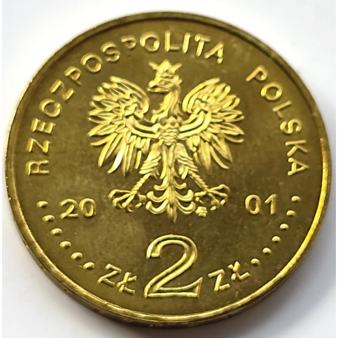 Moneta 2 zł 2001 - Poczet królów i książąt polskich: Jan III Sobieski (1674-1696)