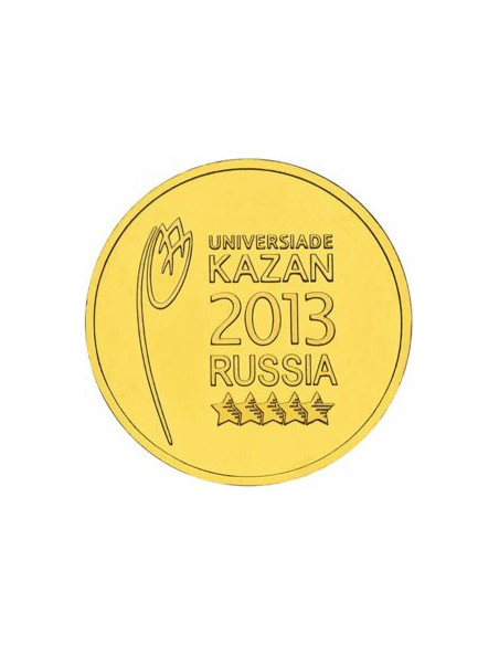 Awers monety Rosja 10 Rubli 2013 Letnia Uniwersjada 2013 w Kazaniu logo