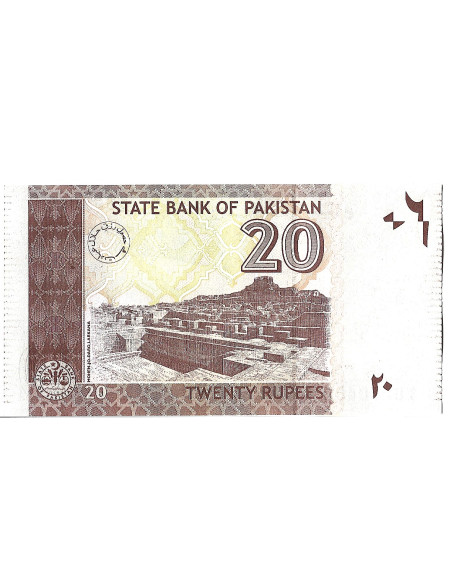 Banknot Pakistan 10 Rupi 2015 - UNC
