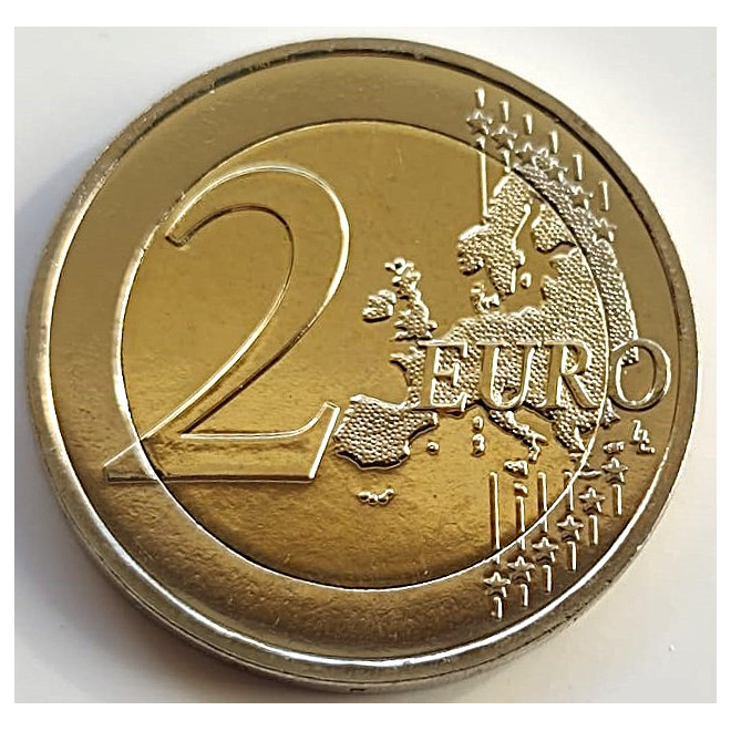 Moneta Francja 2 euro 2021 75-lecie założenia UNICEF