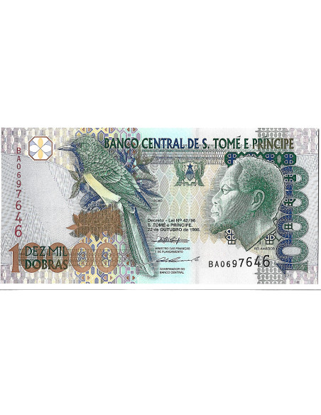 Banknot Wyspy Świętego Tomasza i Książęca 5 Dobras 2020 - UNC