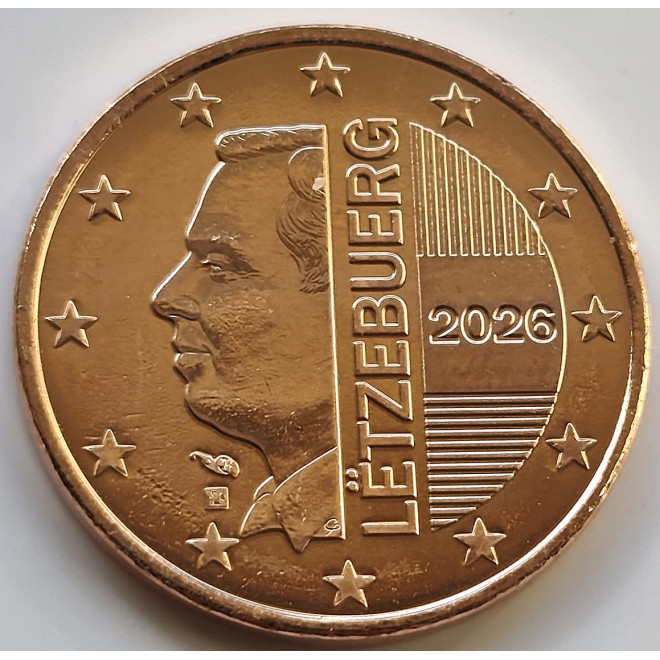 Moneta Luksemburg 5 Euro Cent 2010