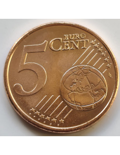 Moneta Luksemburg 5 Euro Cent 2010 2
