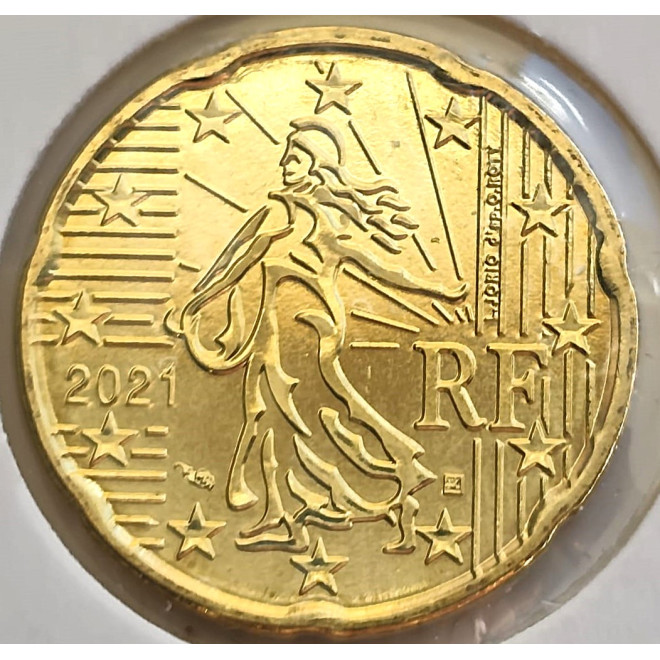 Moneta Francja 2 Euro Cent 1999