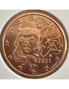 Moneta Francja 2 Euro Cent 1999