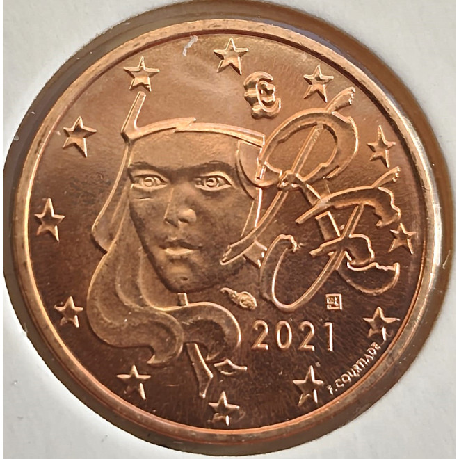 Moneta Francja 2 Euro Cent 1999