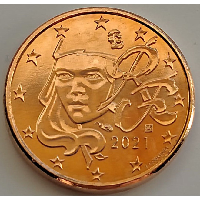 Moneta Francja 1 Euro Cent 1999