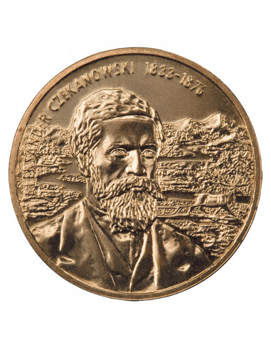 Awers monety 2 zł 2004 Polscy podróżnicy i badacze: Aleksander Czekanowski 18331876
