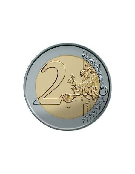 Rewers monety San Marino 2 euro 2008 Europejski Rok Dialogu Międzykulturowego