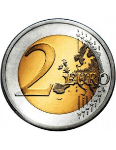 Awers monety Słowacja 2 euro 2018 25lecie ustanowienia Republiki Słowackiej 2