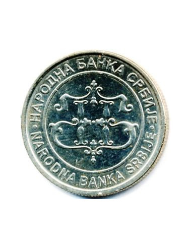 Awers monety Serbia 20 Dinar 2003