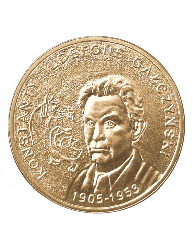 Awers monety 2 zł 2005 Konstanty Ildefons Gałczyński 19051953 – 100. rocznica urodzin