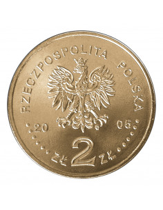 Awers monety 2 zł 2005 Konstanty Ildefons Gałczyński 19051953 – 100. rocznica urodzin 2