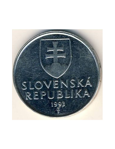 Awers monety Słowacja 2 Korony 2007