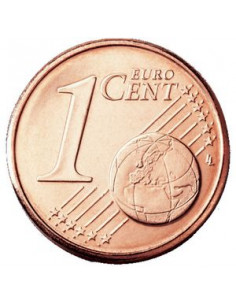 Awers monety Grecja 1 Euro Cent 2002 2