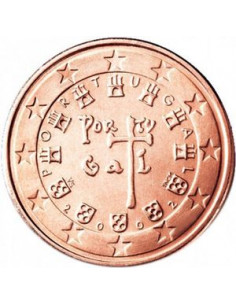 Awers monety Portugalia 1 Euro Cent 2002