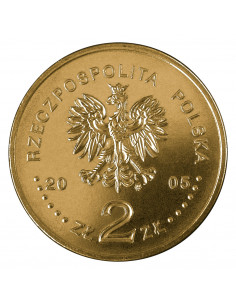 Awers monety 2 zł 2005 Światowa Wystawa EXPO 2005 Japonia 2