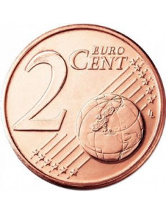 Awers monety Portugalia 2 Euro Cent 2002 2