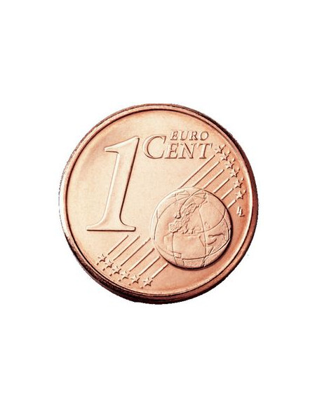 Rewers monety Włochy 1 Euro Cent 2002 Bari Zamek del Monte
