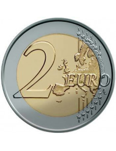 Awers monety Słowenia 2 euro 2009 10lecie wprowadzenia systemu euro Słowenia 2