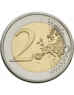 Awers monety Hiszpania 2 euro 2018 UNESCO Santiago de Compostela 2